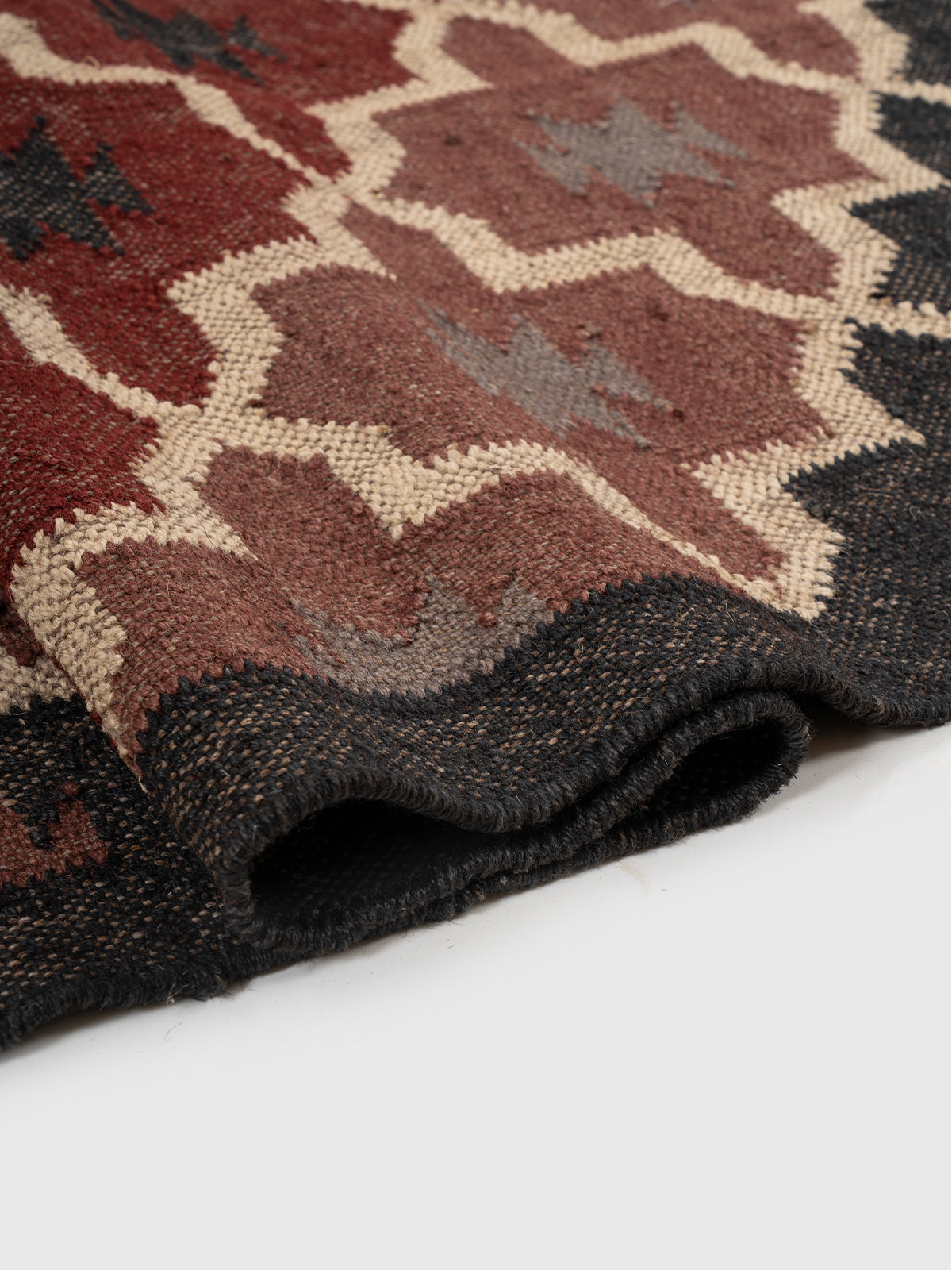 The Twilight Mosaic Rug - additional product view showing the wool rug