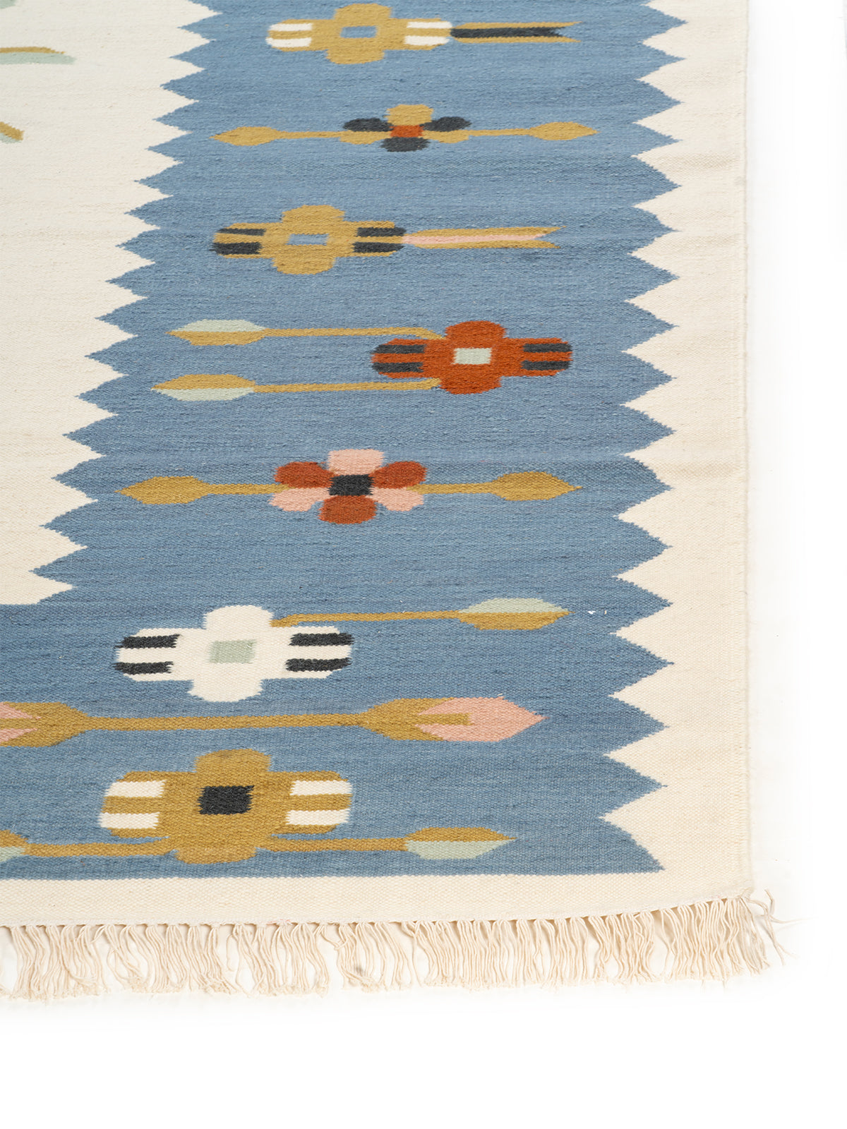 Timberlands Wool Rug wool rug styled in a living room interior