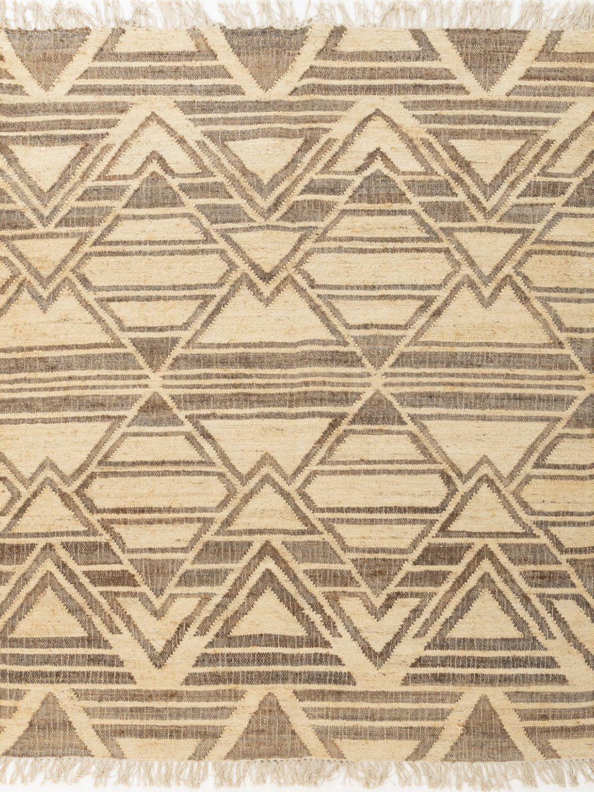 Tribal Essence cotton Jute Rug cotton-jute rug in brown tones