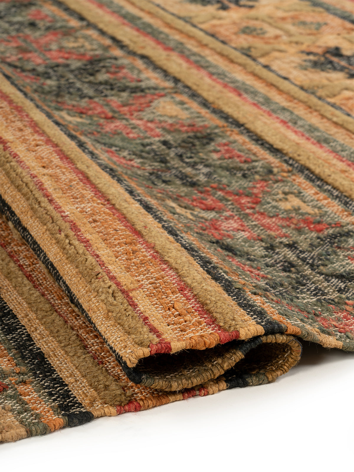 Tribal Horizon Jute Rug - additional product view showing the jute rug