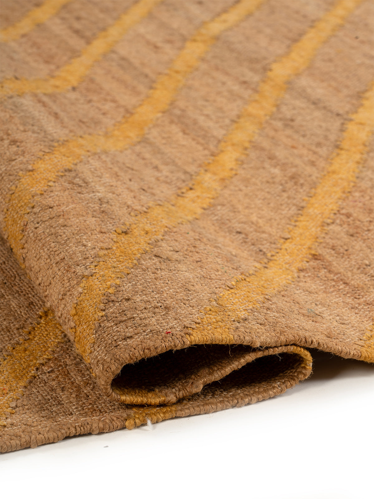Two-Tone Framed Jute Rug - additional product view showing the jute rug