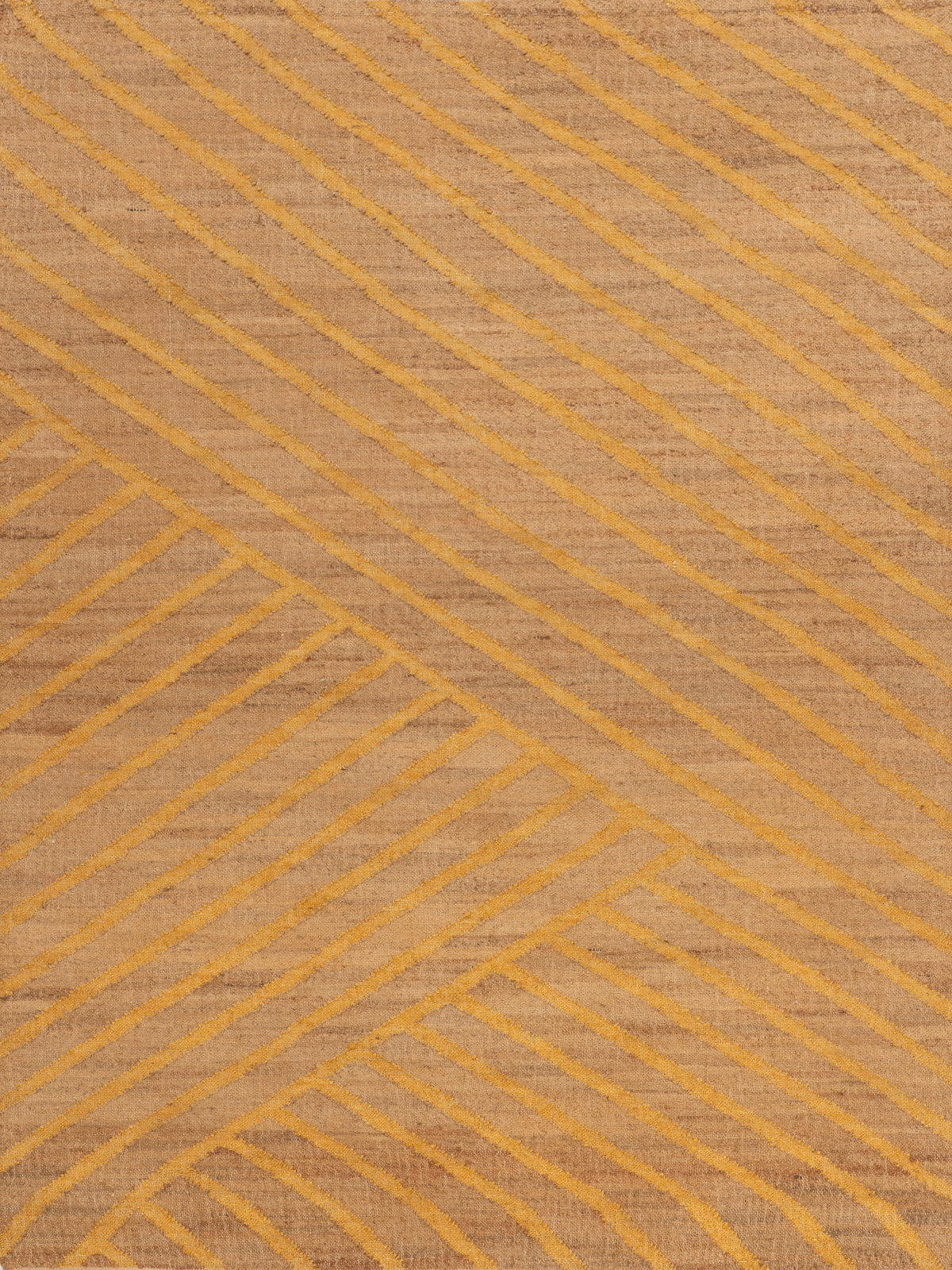 Two-Tone Framed Jute Rug jute rug in brown tones