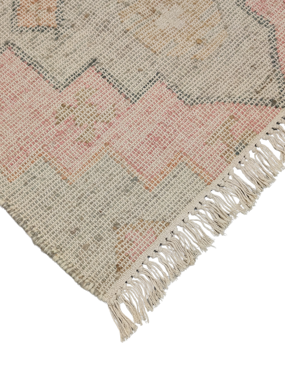 Vintage Aura close-up showing the cotton weave and traditional motif